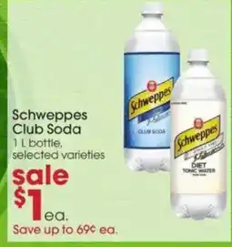 Giant Eagle Schweppes Club Soda offer
