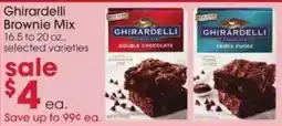 Giant Eagle Ghirardelli Brownie Mix offer