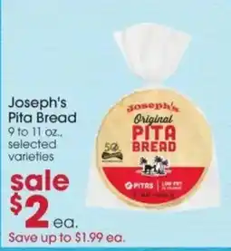 Giant Eagle Joseph's pita bread offer