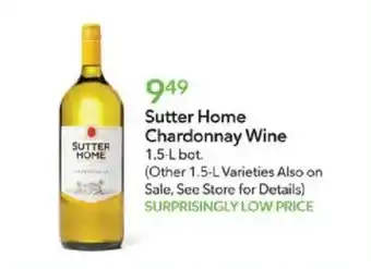 Sutter Home Chardonnay Wine