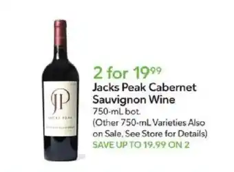 Jacks Peak Cabernet Sauvignon Wine