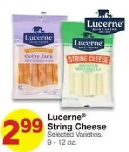 United Supermarkets Lucerne String Cheese offer