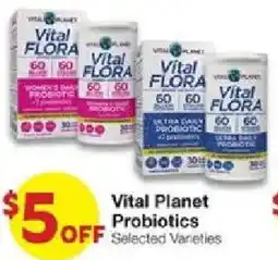 United Supermarkets Vital Planet Probiotics offer