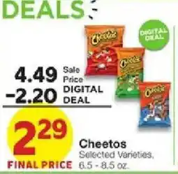 United Supermarkets Cheetos Selected Varieties offer