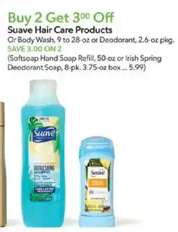 Publix Suave Hair Care Products offer