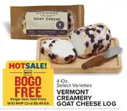 Food Lion Vermont Creamery Goat Cheese Log offer