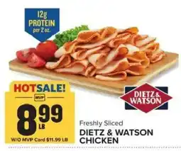 Food Lion Freshly Sliced Dietz & Watson Chicken offer