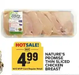 Food Lion Nature's Promise thin sliced chicken breast offer