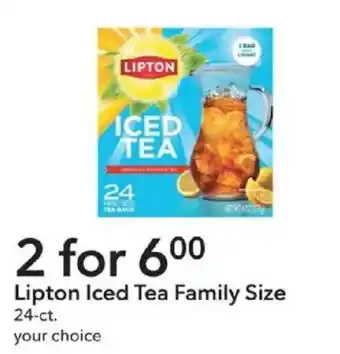 Lipton Iced Tea Family Size