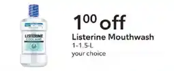 Publix Listerine Mouthwash offer