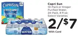 Dillons Capri Sun purified water offer