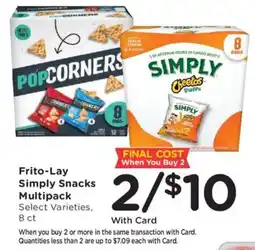 Dillons Frito-Lay Simply Snacks Multipack offer