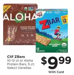 Dillons Clif ZBars offer