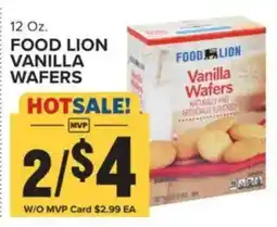 Food Lion Food lion vanilla wafers offer