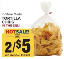 Food Lion Tortilla Chips offer