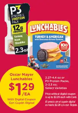 Smith's Oscar Mayer Lunchables offer