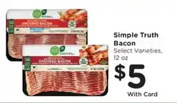 Fry's Simple Truth Bacon offer