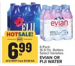 Food Lion Evian or Fiji Water offer