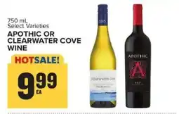 Food Lion Apothic or Clearwater Cove Wine offer