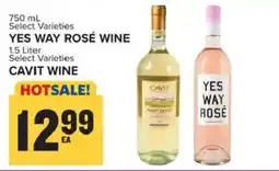 Food Lion Cavit yes way rosé wine offer