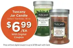 Fry's Tuscany jar candle offer