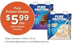 Fry's Pure Protein Shakes offer