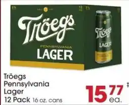 Giant Eagle Tröegs Pennsylvania Lager offer