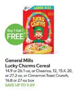 Publix General Mills Lucky Charms Cereal offer