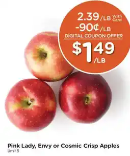 Mariano's Pink Lady, Envy or Cosmic Crisp Apples offer