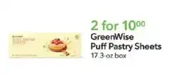 Publix GreenWise Puff Pastry Sheets offer