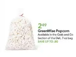Publix GreenWise Popcorn offer
