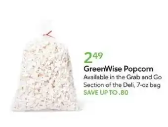Publix GreenWise Popcorn offer