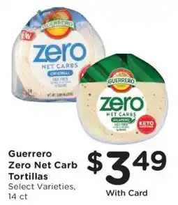 Fry's Guerrero Zero Net Carb Tortillas offer