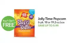 Publix Jolly Time Popcorn offer