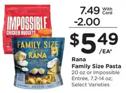 Dillons Rana Family Size Pasta offer