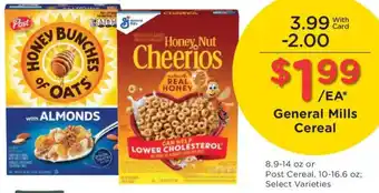 Dillons General Mills Cereal offer
