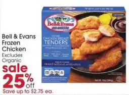 Giant Eagle Bell & Evans Frozen Chicken offer