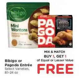 Kroger Bibigo or Pagoda Entrée offer