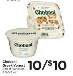 Kroger Chobani Greek Yogurt offer