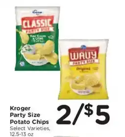 Kroger Kroger party size potato chips offer
