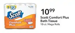 Publix Scott Comfort Plus Bath Tissue offer