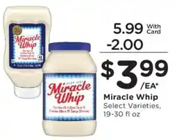 Mariano's Miracle Whip offer