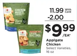 Mariano's Applegate chicken select varieties offer