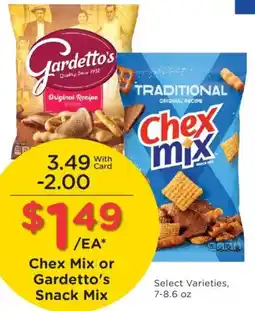 Mariano's Chex Mix or Gardetto's Snack Mix offer