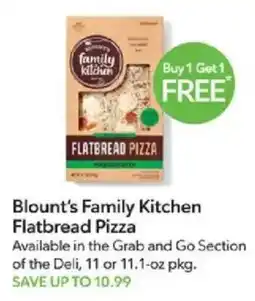 Publix Blount's Family Kitchen Flatbread Pizza offer