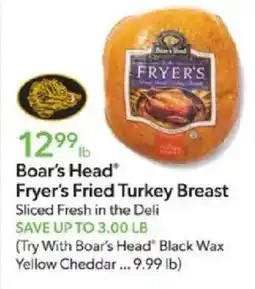 Publix Boar's Head Fryer's Fried Turkey Breast offer