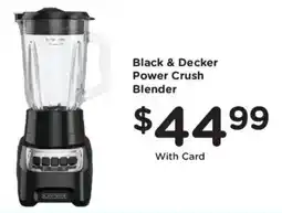 Smith's Black & Decker Power Crush Blender offer