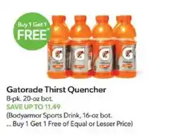 Publix Gatorade Thirst Quencher offer