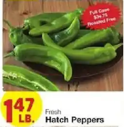 United Supermarkets Fresh Hatch Peppers offer