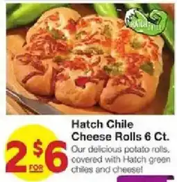 United Supermarkets Hatch Chile Cheese Rolls offer
